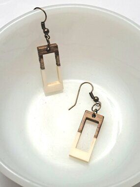 Wooden Dangle Earrings
